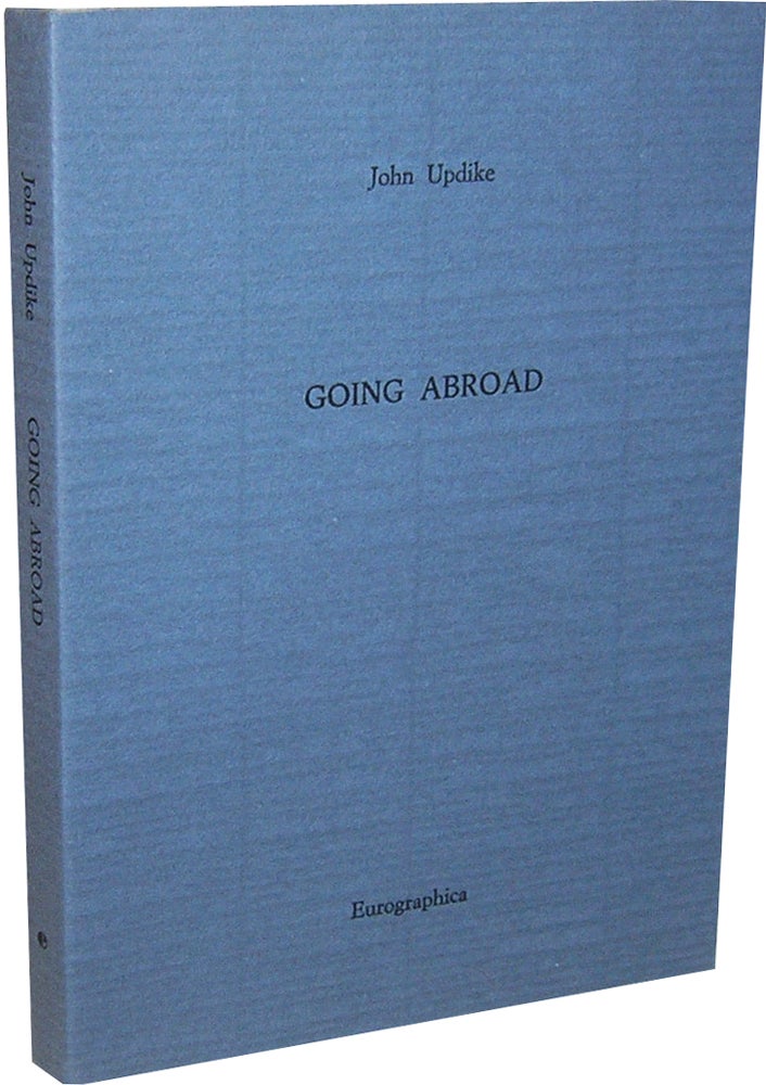 Item #1155 Going Abroad. John Updike.