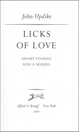 Licks of Love