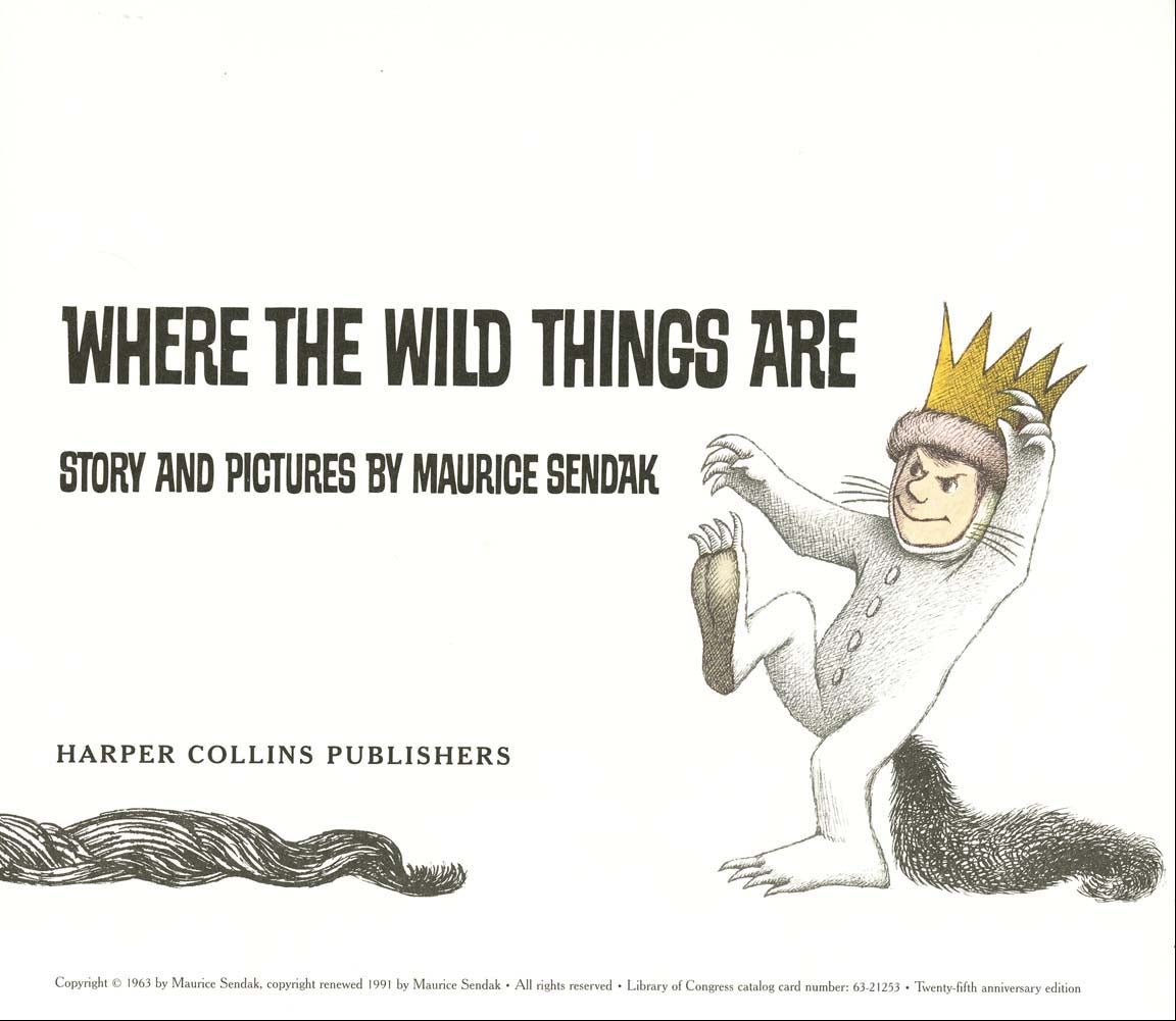 Where the Wild Things Are by Maurice Sendak on Parrish Books