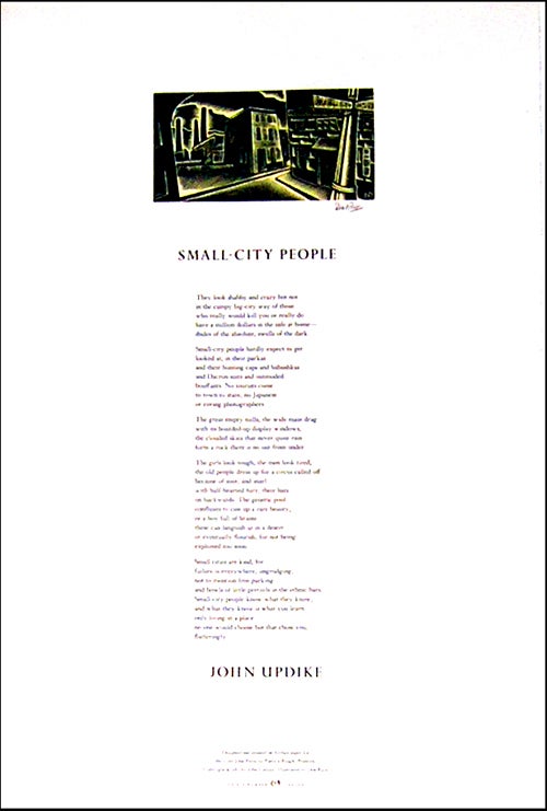 Item #1589 Small-City People. John Updike.