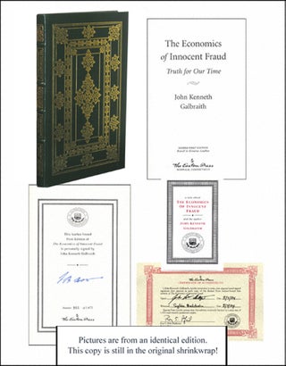 Item #1817 The Economics of Innocent Fraud. John Kenneth Galbraith