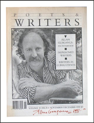 Item #1990 Poets & Writers: Vol. 18 Issue 6: Allan Gurganus. Allan Gurganus