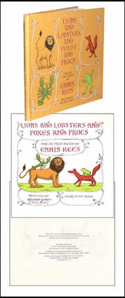 Item #2394 Lions and Lobsters and Foxes and Frogs. Ennis Rees