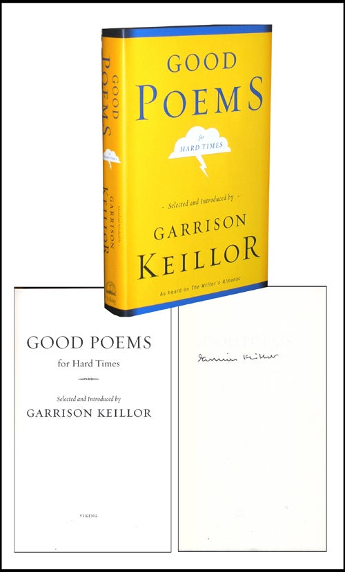 Item #2679 Good Poems For Hard Times. Garrison Keillor.