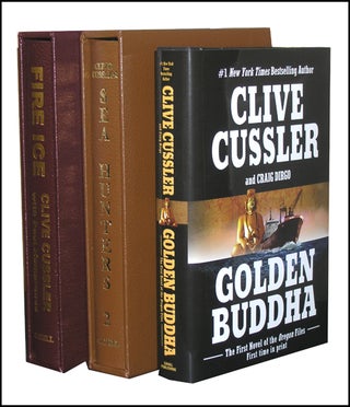 Item #3035 The Sea Hunters 2; Fire Ice; Golden Buddha [3 Vol]. Clive Cussler