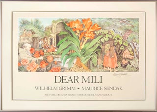 Item #3240 Dear Mili (Signed Framed Poster). Maurice Sendak