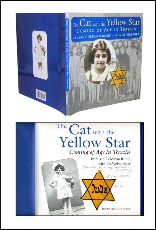 Item #3262 The Cat With The Yellow Star. With Ela Weissberger Susan Goldman Rubin.