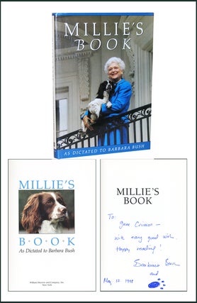 Item #3277 Millie's Book: As Dictated to Barbara Bush. Barbara Bush