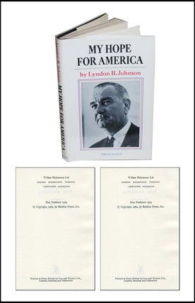 Item #3280 My Hope For America. Lyndon Johnson