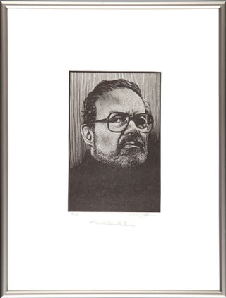 Item #3314 Maurice Sendak: Portrait (Signed Framed). Barry Moser