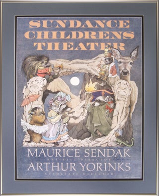 Item #4100 Sundance Children's Theater: [Framed poster signed by Maurice Sendak and Arthur...