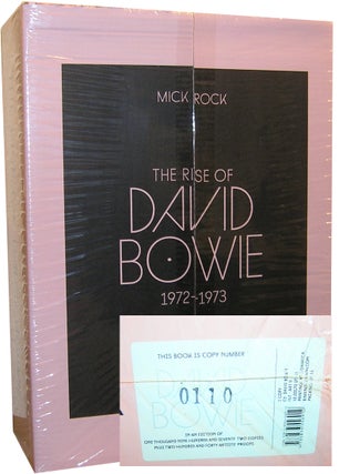 Item #4368 The Rise of David Bowie. 1972-1973 -- ART EDITION B. Barney Hoskyns Mick Rock, Michael...