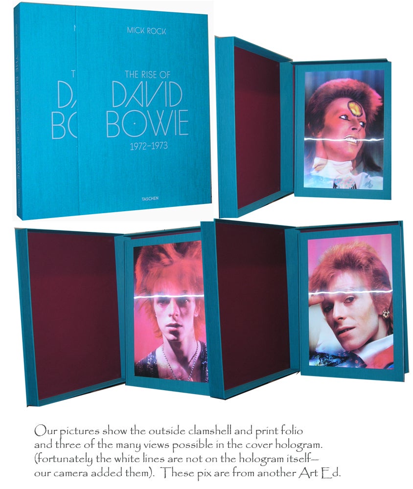 The Rise of David Bowie. 1972-1973 -- ART EDITION B. by Barney Hoskyns Mick  Rock, Michael Bracewell David Bowie on Parrish Books