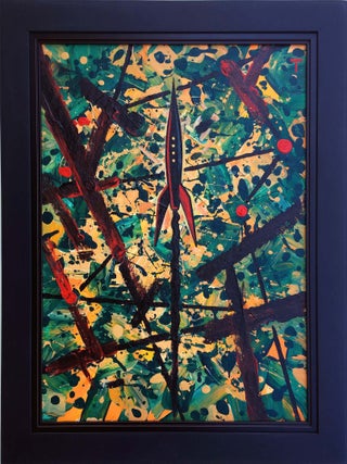 Item #4518 Rocket Painting #65. Peter Thorpe