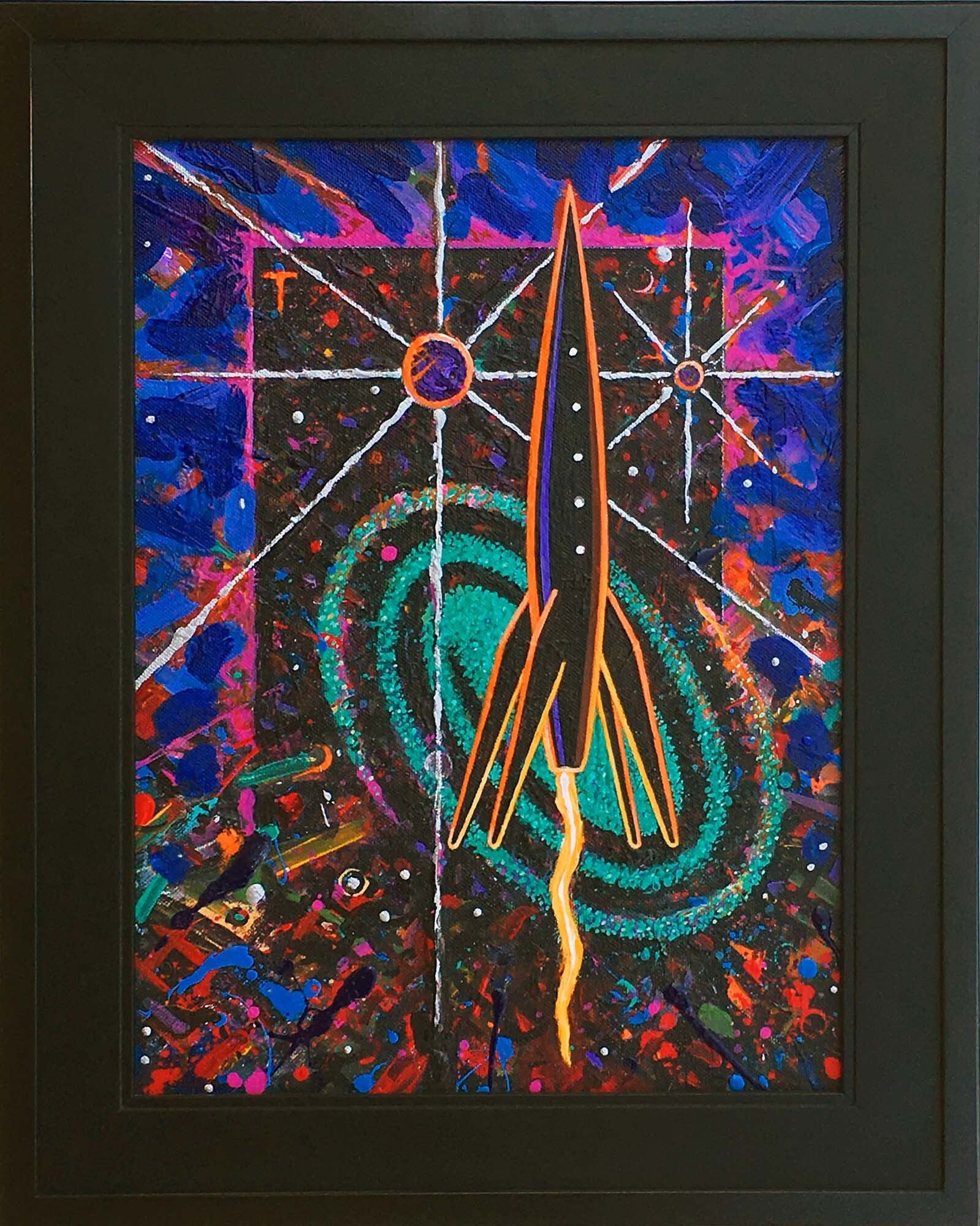 Peter Thorpe Rockets Rocket Painting #93 | Peter Thorpe