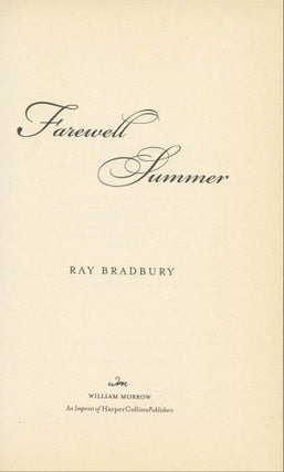 Farewell Summer: Herb Yellin's copy