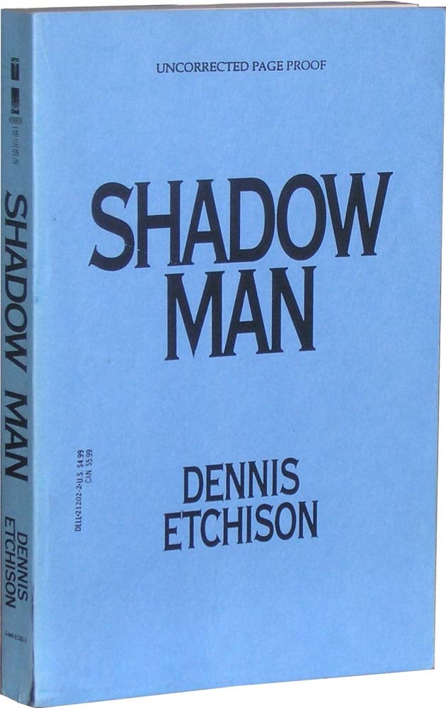 Item #4567 Shadow Man proof: Herb Yellin's copy. Dennis Etchison.
