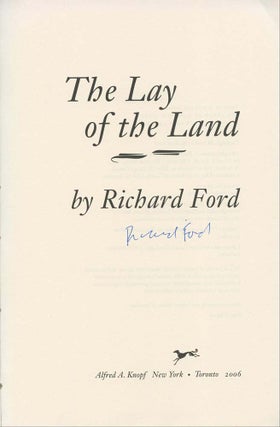 The Lay of the Land - ARC