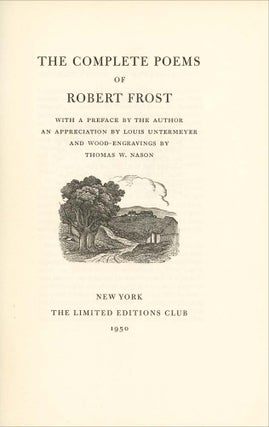 The Complete Poems of Robert Frost