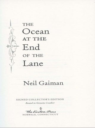 The Ocean At the End of the Lane