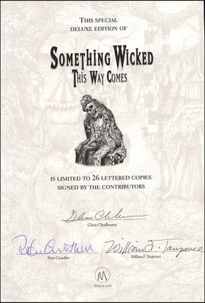 Something Wicked This Way Comes [Scarce Deluxe Signed Lettered Edition]