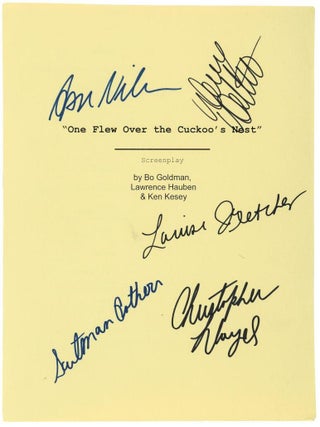 Item #4777 One Flew Over the Cuckoo's Nest: Signed Screenplay [ From the Herb Yellin Estate...