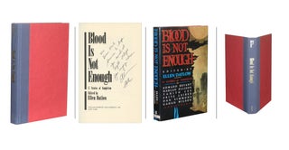 Item #4872 Blood is Not Enough [ Herb Yellin's Copy & Signed by Dan Simmons ]. Gahan Wilson Ellen...