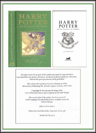 Item #4932 Harry Potter and the Prisoner of Azkaban. J. K. Rowling