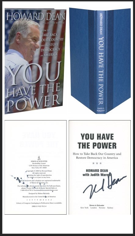 Item #4972 You Have the Power. Howard Dean.
