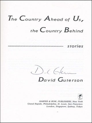 The Country Ahead of Us, The Country Behind