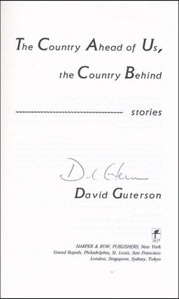 The Country Ahead of Us, The Country Behind