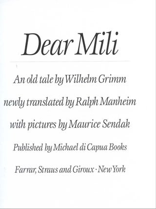 Dear Mili