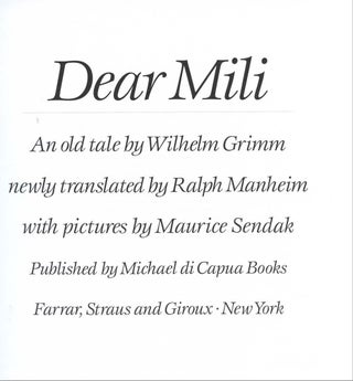 Dear Mili