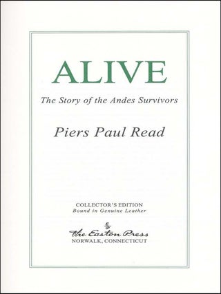 Alive: The Story of the Andes Survivors