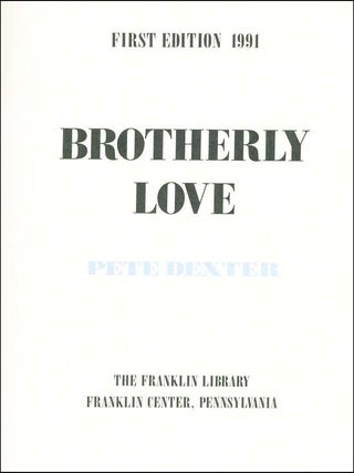 Brotherly Love