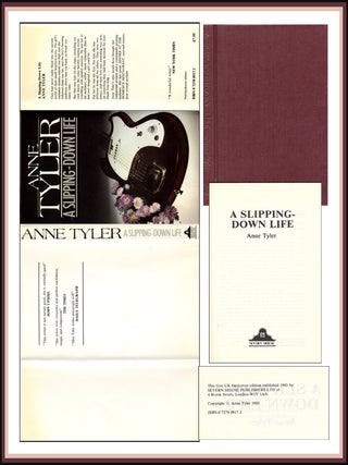 Item #827 A Slipping-Down Life. Anne Tyler