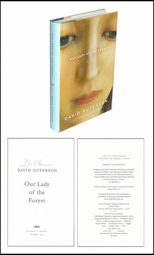 Item #991 Our Lady of the Forest. David Guterson.